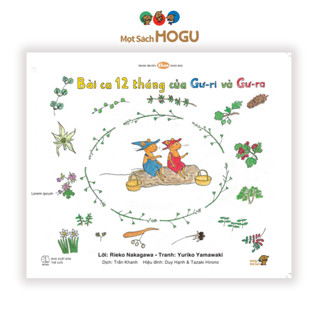 Truyện Ehon bé 3-4-5 tuổi - Bài ca 12 tháng của Gư-ri, Gư-ra