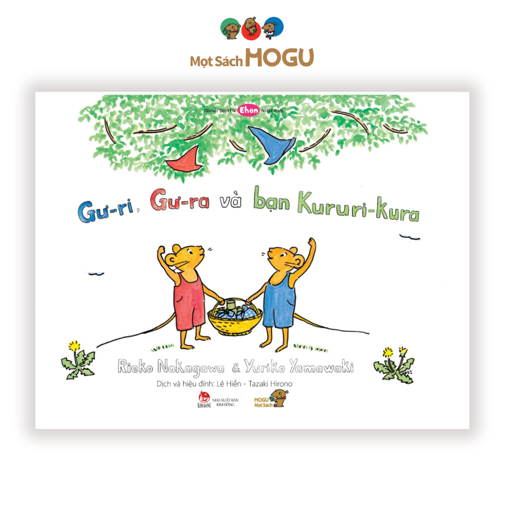 Tranh truyện - Phát triển quan sát cho bé từ 3 tuổi - Gư-ri, Gư-ra và bạn Kưrưri-kưra (Sách Ehon)