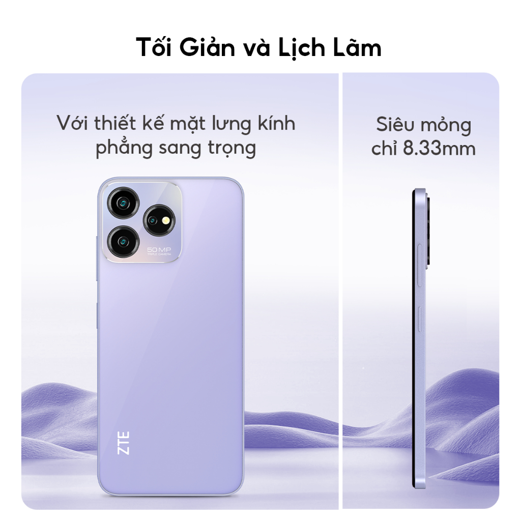Điện Thoại ZTE Blade V50 Design | 16GB/128GB | 6.6'' Full HD+ | Octa Core 1.6GHZ | 5000mAh