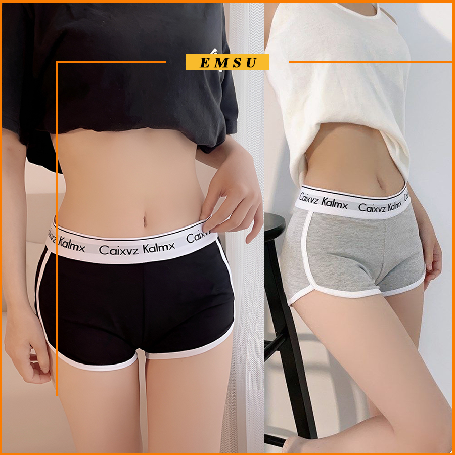 Quần Đùi Nữ Cotton Thể Thao Co Dãn Dáng Short Cao Cấp
