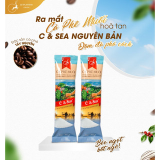 2 Gói Dùng Thử Cà Phê Muối Chuẩn Vị Huế,Cà Phê Hòa Tan Loại Đặc Biệt Thơm Ngon Tiện Lợi - C& Sea, Le Plateau Coffee