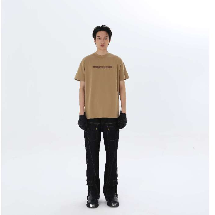 Áo Phông Nam Nữ Unisex "Burning Out Sand T-shirt" 100% Cotton 280gsm Boxy