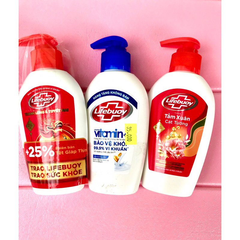 hàng quà tặng date 5/2025 Nước rửa tay lifebuoy diệt khuẩn bảo vệ da 120ml