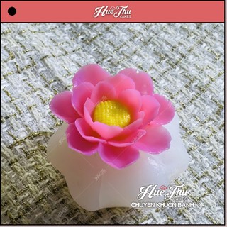 Khuôn silicon Hoa Sen S1 8.5cm làm bánh rau câu 3D 4D nhấn xôi, fondant, socola, nến hanmade