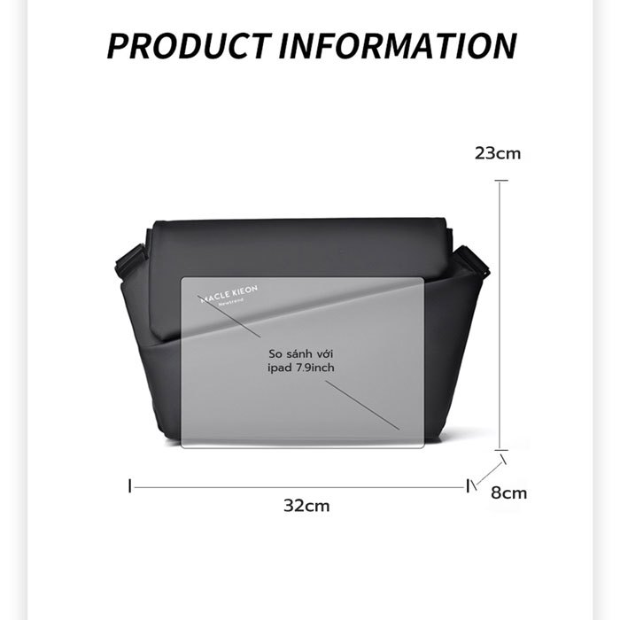 Túi đeo chéo Macle Kieon