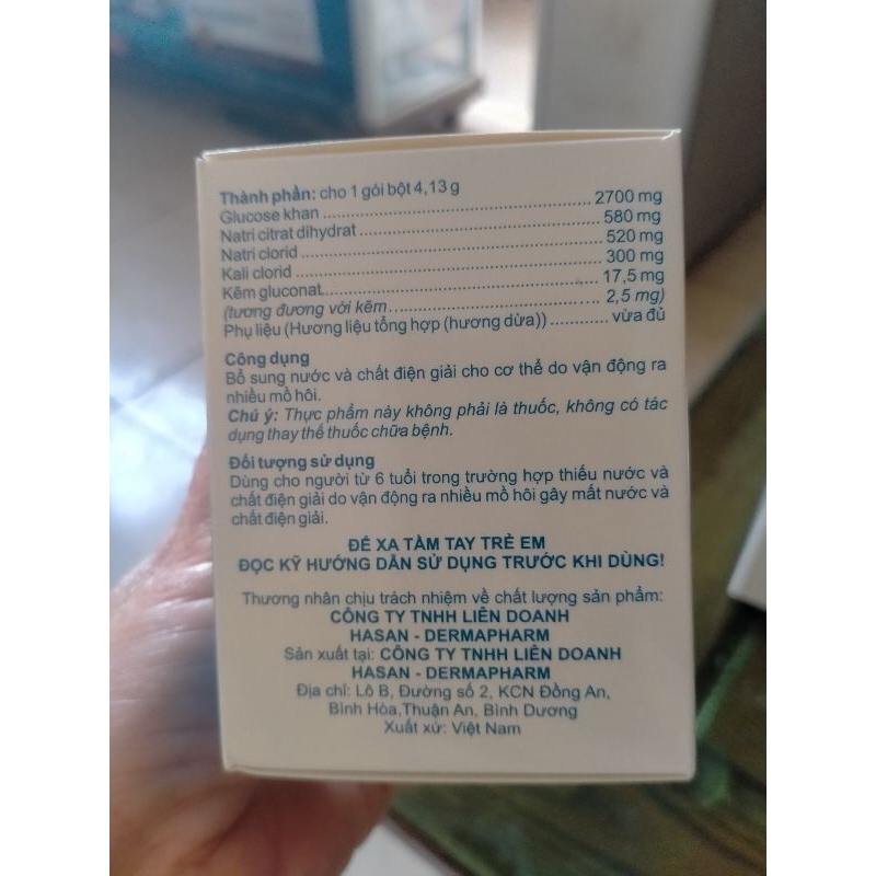 Bù nước và điện giải Bezisol 2,5 hộp 30 gói