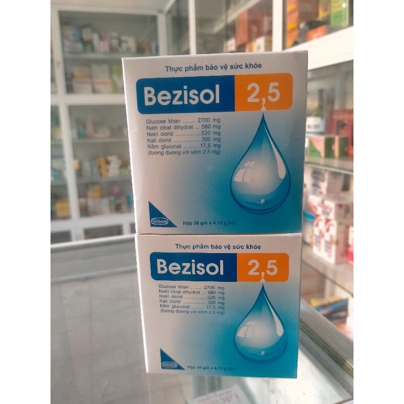 Bù nước và điện giải Bezisol 2,5 hộp 30 gói