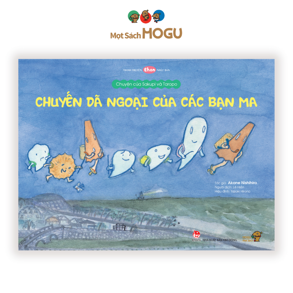 Tranh truyện - Phát triển quan sát cho bé từ có 3 tuổi - Chuyến dã ngoại của các bạn ma (Sách Ehon)
