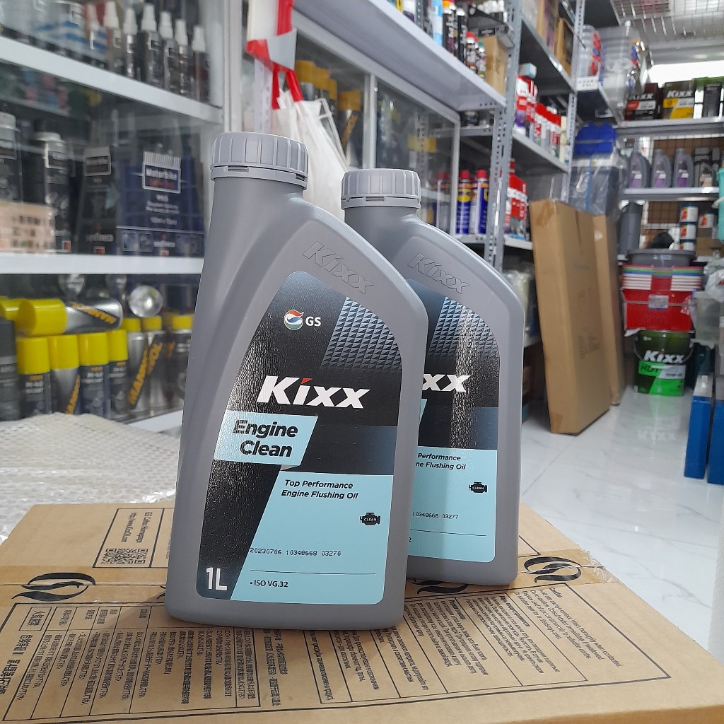 Dầu xúc rửa động cơ KIXX Engine Clean 1 lít Chính Hãng - HIBUDDY
