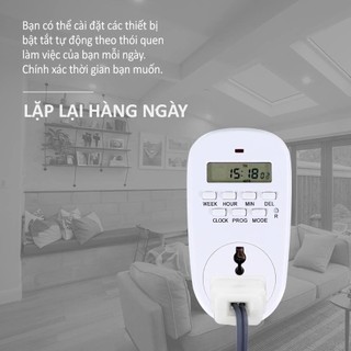 Công tắc hẹn giờ , Ổ cắm Phích cắm hẹn giờ điện tử
