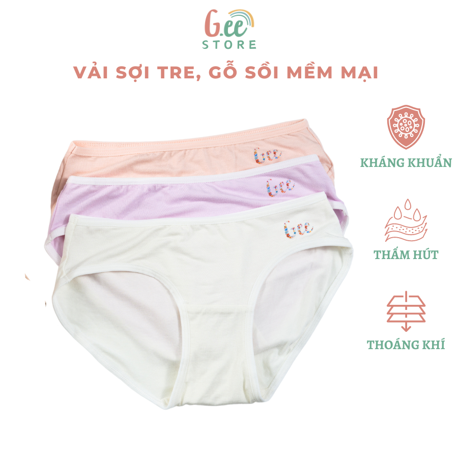 Chip tam giác vải sợi tre cho BÉ & MẸ vô cùng mềm mát, mặc nhẹ như không set 3 cái