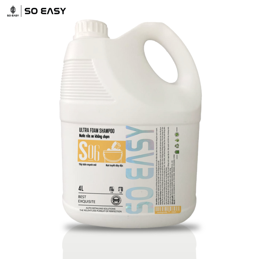 Dung dịch rửa xe bọt tuyết không chạm S06 chuyên dụng dành cho oto, xe máy, nước rửa xe ô tô siêu đậm đặc, bảo vệ sơn xe
