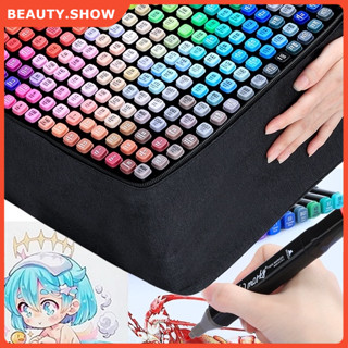 60 Cây Bút màu Marker Lalunavn Touch Cool 2 Đầu tô màu dạ vẽ tranh anime - SÉT BÚT MÀU DẠ KÈM TÚI