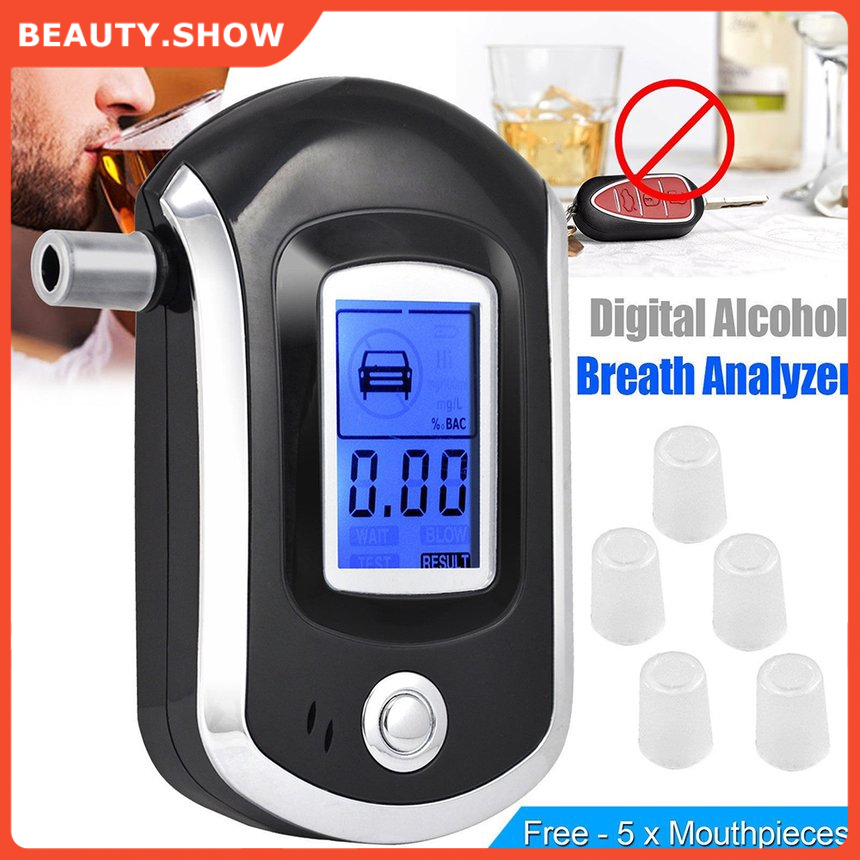 Máy đo nồng độ cồn màn hình LCD kỹ thuật số AT6000