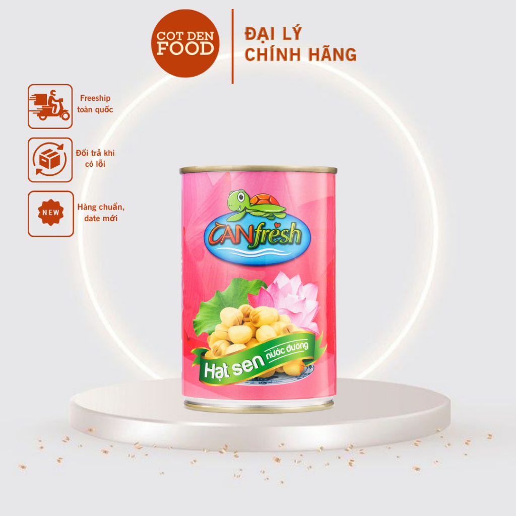 Hạt Sen Ngâm Nước Đường CANFRESH 460G