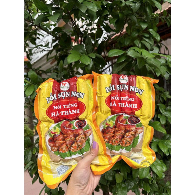 Dồi sụn non/Dồi sụn Hà Thành loại ngôn, bịch 10 cây 500g