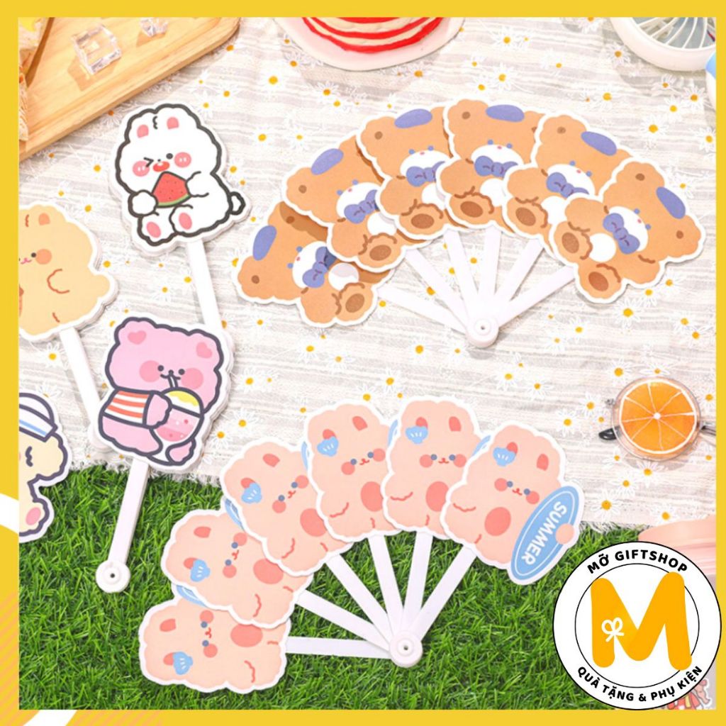 Quạt dễ thương gấp gọn mini