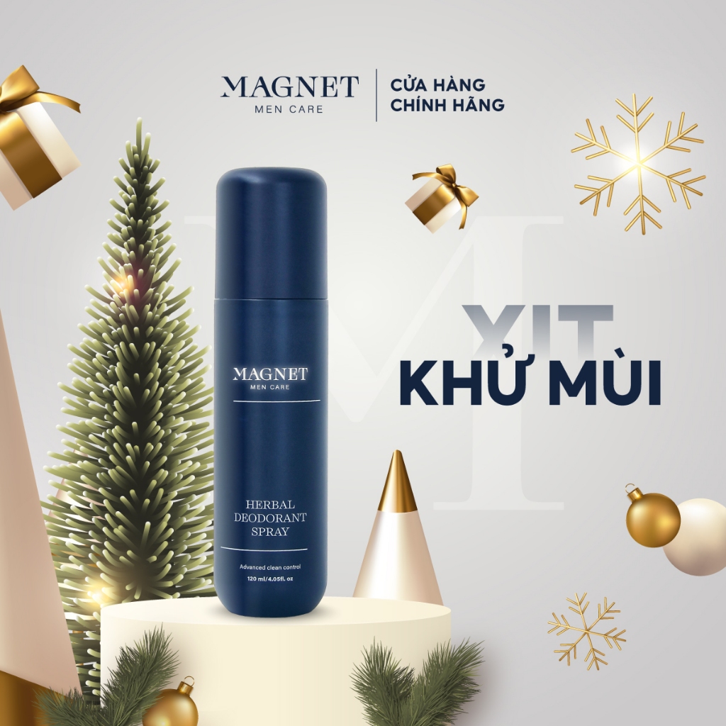 Xịt Khuẩn Khử Mùi Thảo Dược Nam Hương Nước Hoa Cao Cấp Magnet Mencare 120ml Nâng Cao Khả Năng Làm Sạch Và Kháng Khuẩn