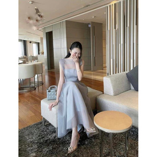 Váy tơ tiểu thư