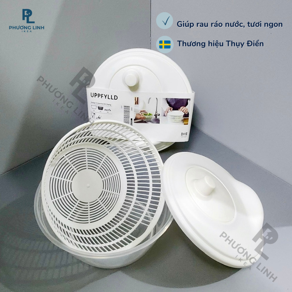 Rổ quay rau UPPFYLLD - Chính hãng IKEA