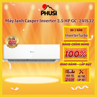 - - máy lạnh casper inverter 2.5 hp gc-24is32