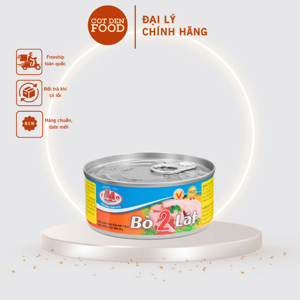 Bò 2 Lát Đồ Hộp Hạ Long 150G
