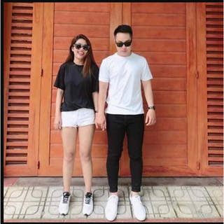 Áo Thun Trơn Basic Nam Nữ Đều Mặc Được  - ATT01 - Đen- size M