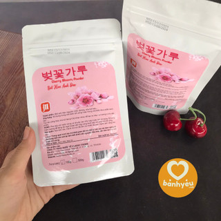 Bột hoa anh đào 100g dùng làm trà sữa đá xay bánh mousse sakura-pl231