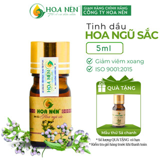 Tinh dầu hoa Ngũ Sắc nguyên chất 5ml - Hoa Nén - Vegan - Gi.ảm vi.êm xoang, vi.êm mũi d.ị ứ.ng
