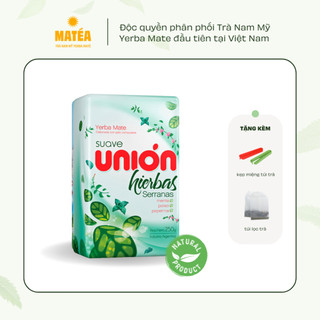Trà yerba mate union vị bạc hà 500gr hierbas serranas trà nam mỹ