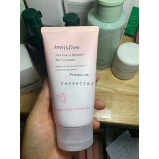 Sữa rửa mặt cherry hoa anh đào innisfree jeju cherry blossom jam cleanser 150g