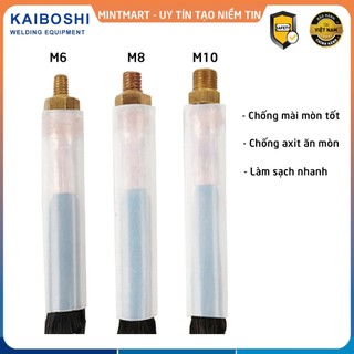 Chổi tẩy mối hàn inox ren - Dùng cho máy tẩy mối hàn - Giúp mối hàn sáng bóng hơn