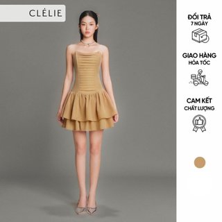 Đầm xếp li hai tầng cúp nhọn | AISHA DRESS - CLÉLIE