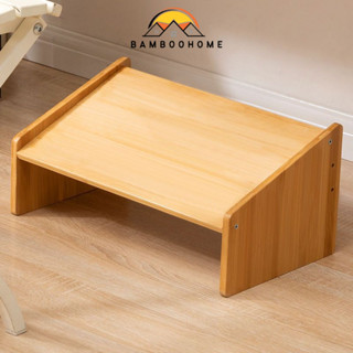 Ghế kê gác chân công thái học giá rẻ  thương hiệu BAMBOOHOME cho văn phòng, làm việc, học tập chống đau mỏi chân-D17