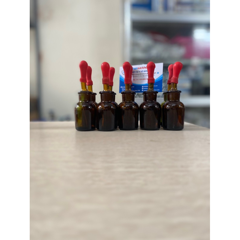 Lọ cônng tơ hút,lọ nút mài màu trắng,màu nâu 30ml,60ml,125ml,250ml,500ml dùng trong phòng thí nghiệm