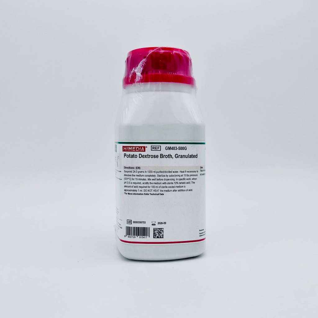 Potato Dextrose Broth, Granulated (PDB dạng hạt, Chai 500G, Himedia)