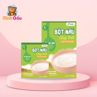 Bột ăn dặm Mabu nấu nhanh cho bé từ 6 tháng tuổi ăn dặm truyền thống, kiểu Nhật 400g -900g