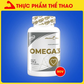 Viên 6pak omega-3 90 viên - bổ sung omega 3, bảo vệ tim mạch