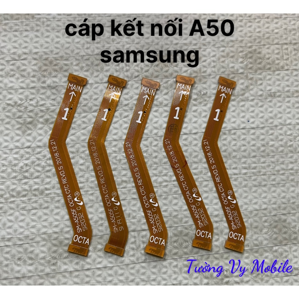 Cáp kết nối bo sạc lên main A50 Sam sung