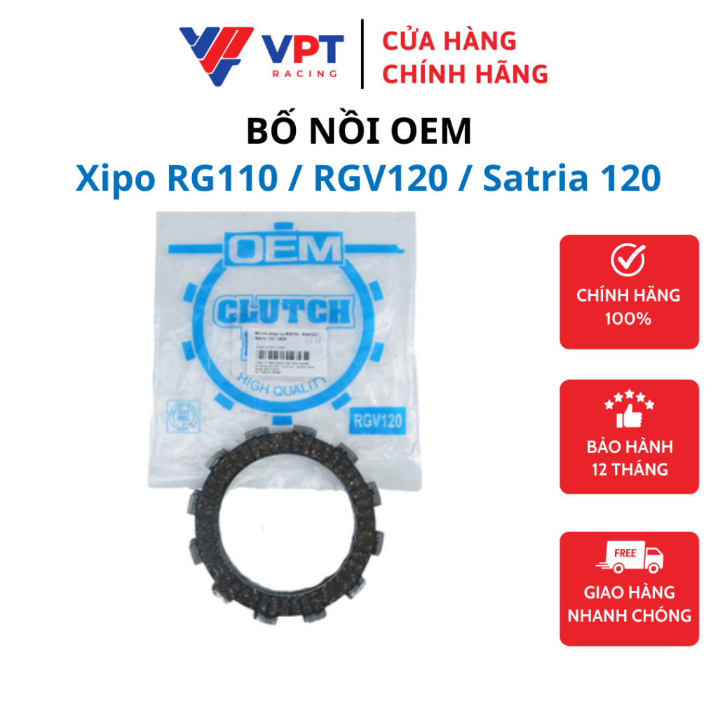 Bố nồi Suzuki Xipo RG110 / RGV120 / Satria120 / chính hãng OEM 21441-21D11