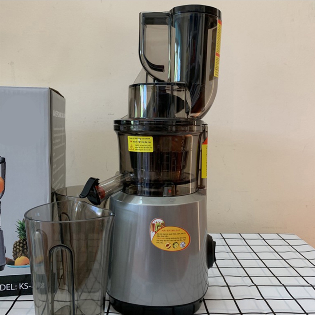 Máy ép trái cây Corisu KS-888 công suất mạnh 260W ép kiệt bã, công nghệ ép lạnh giữ nguyên dưỡng chất Vitamin