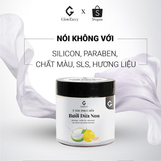 Kem ủ tóc - ủ tóc phục hồi hư tổn bưởi dừa non, kích mọc tóc giọt lành 300gram - glowenvy