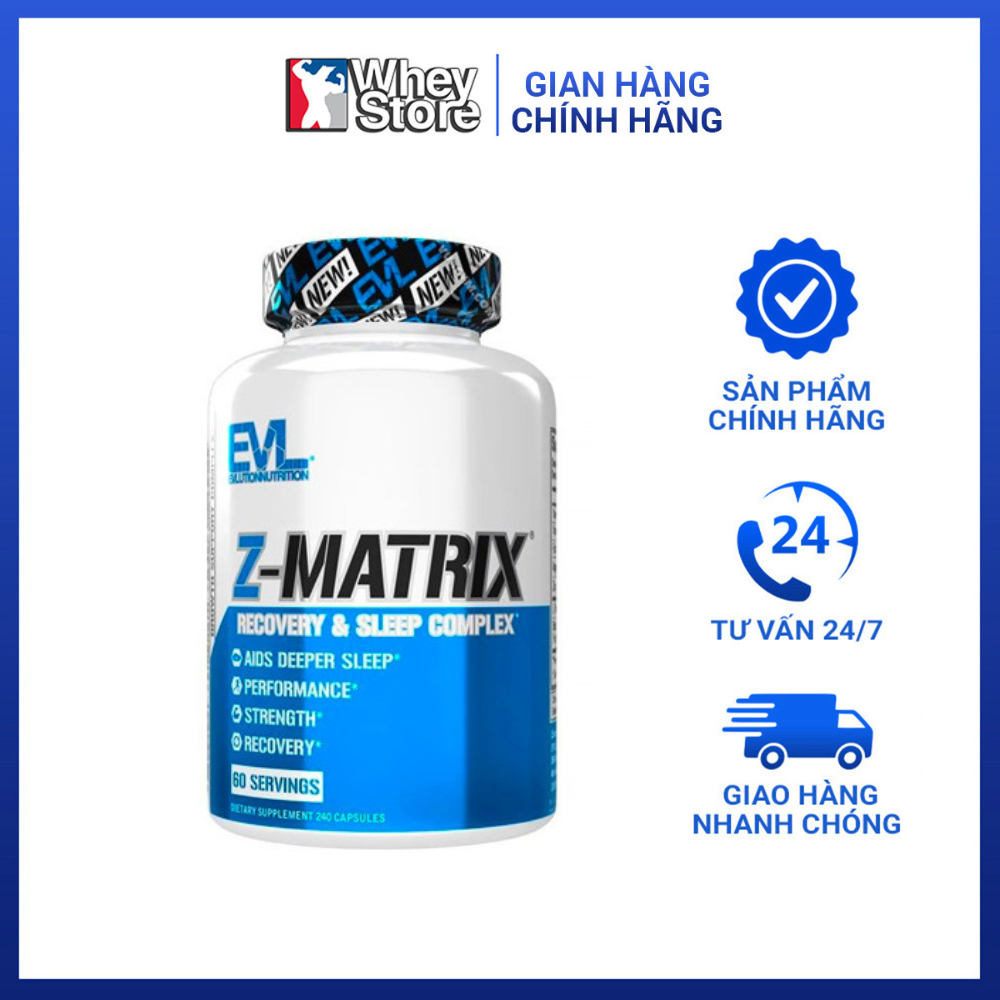Viên Uống Bổ Sung Sức Khỏe Z Matrix Recovery & Sleep  Chính Hãng