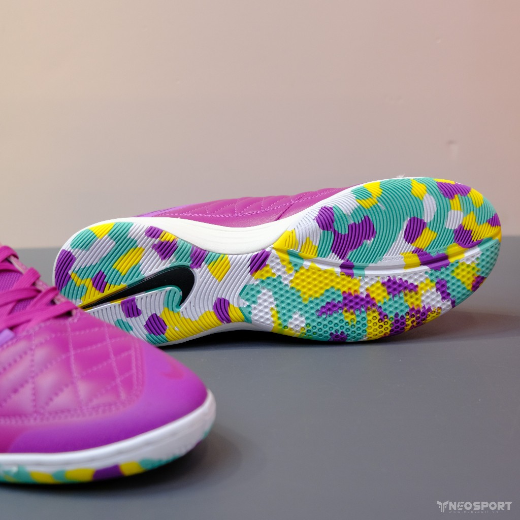 Giày Bóng Đá Futsal Lunar Gato II Tím Đế Camo IC