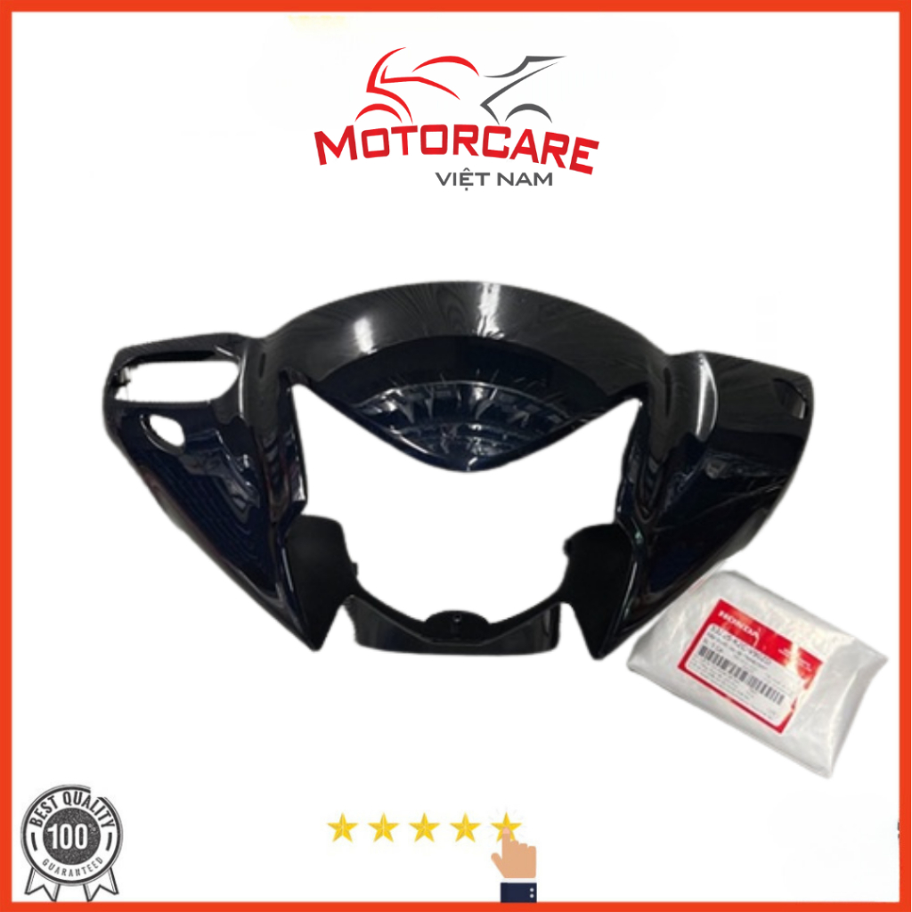 Nắp trước tay lái | bàn thờ Vision  màu Đen bóng chính hãng Honda