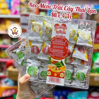 Kẹo mềm trái cây thái lan mix 4 vị 360gram ⚡ siêu ngon ⚡hương vị ngày tết ⚡