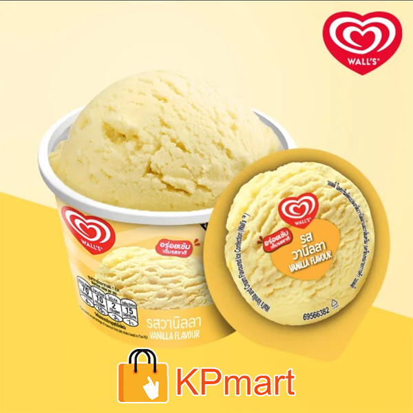 Kem ly vani Wall's Vanilla Cup 90ML