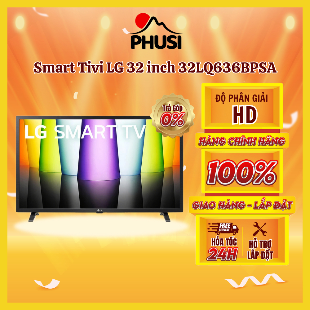- Smart Tivi LG 32 inch 32LQ636BPSA