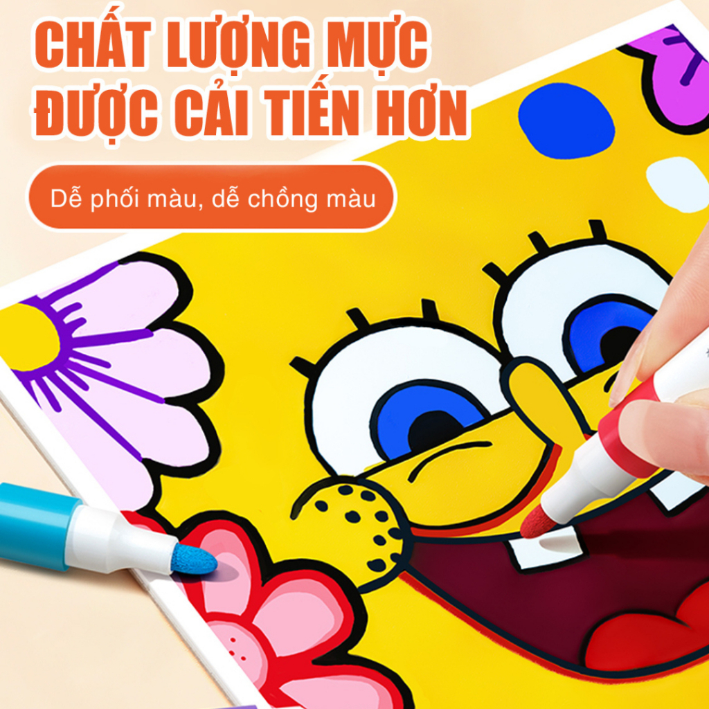 Bút Màu Acrylic Marker 12/24/36/48/ Màu Cao Cấp Bút Sơn Acrylic Chống Nước Vẽ Trên Mọi Chất Liệu Bề Mặt