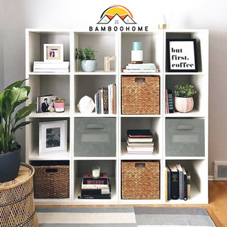Giá kệ tổ ong đựng sách vở, đồ chơi để đồ đa năng bằng gỗ MDF 2 3 4 tầng giá rẻ cho học sinh, sinh viên BAMBOOHOME - D12